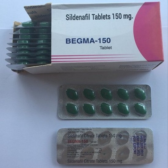 Begma 150 Mg Buy at $0.80 Per Tablet To Treat ED & PHA