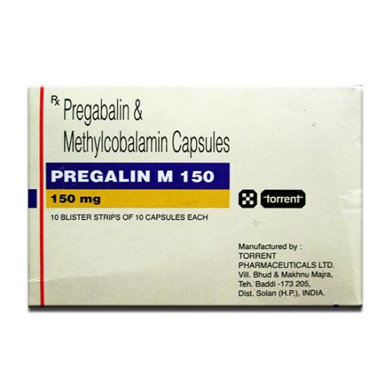 Pregabalin Lyrica- Pregalin M 150 Mg Only $0.83 per Capsules