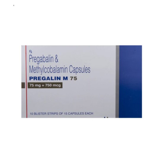 Buy Pregalin M 75 Mg at $0.80 Per Capsule To Treat Neuro Pain