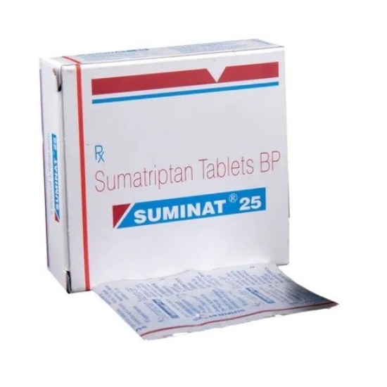 Sumatriptan 25 Mg Tablets, Uses, Dosage, Warnings & Price