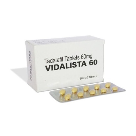 Vidalista 60 Mg (Tadalafil) Best to Treat ED Get 0.99 Per Tab