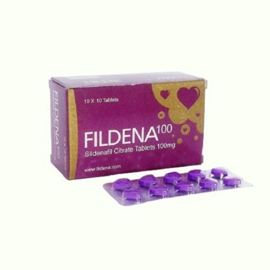 Fildena 100mg Tablets | Sildenafil | Treat ED & Impotence