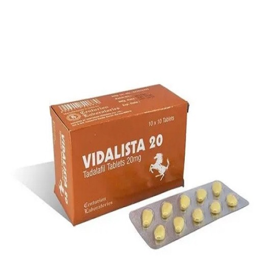 Vidalista 20mg Tablets | Tadalafil | Treat ED In Male