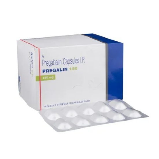 Pregalin 150 Mg Only 0.82 per Capsules for Nerve Pain Relief