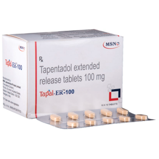 Tapal Er 100 Mg, Acute Pain Relaxer Buy Online at $1.30 per Tablet