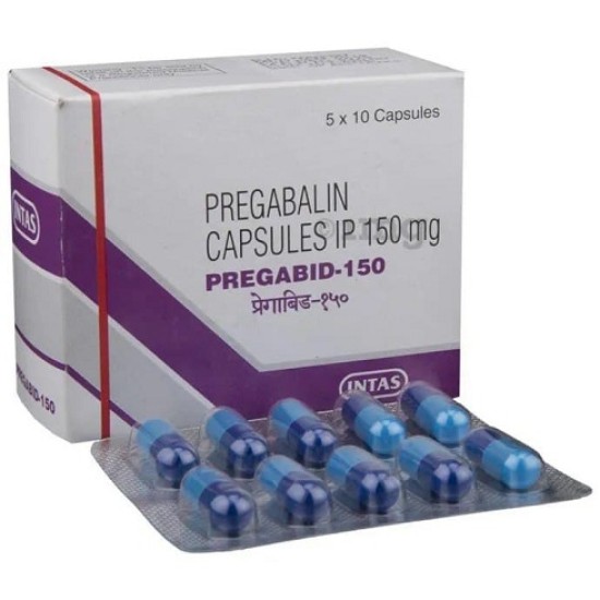 Pregabalin Lyrica- Pregabid 150 Mg Only $1.9 per Capsules