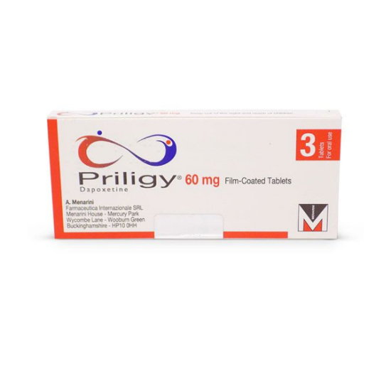 Priligy 60mg Tablets | Dapoxetine | Treat ED