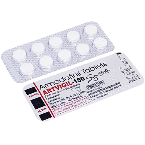 Artvigil 150 Mg | For Shift Work Disorder |  Best Smart Pills
