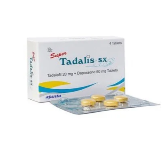 Super Tadalis SX 80mg Tablets | Dapoxetine| Treat ED