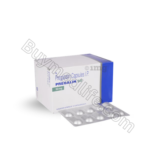 Pregalin 50 Mg Only 0.82 per Capsules for Nerve Pain Relief