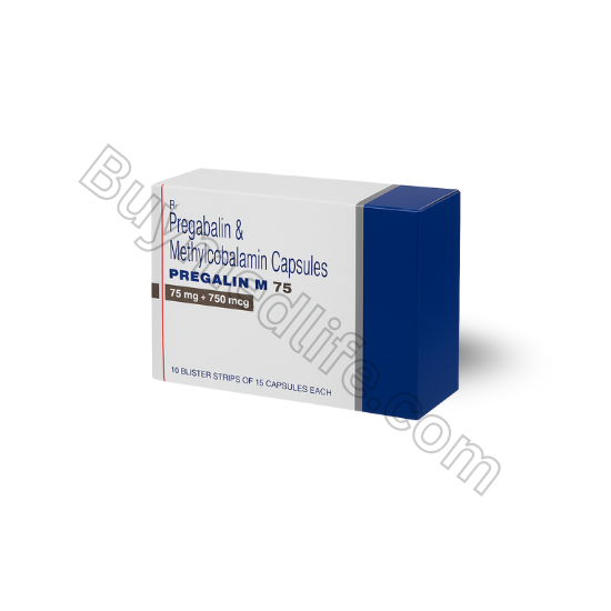 Buy Pregalin M 75 Mg in Uk at $0.80 Per Capsule To Treat Neuro Pain 