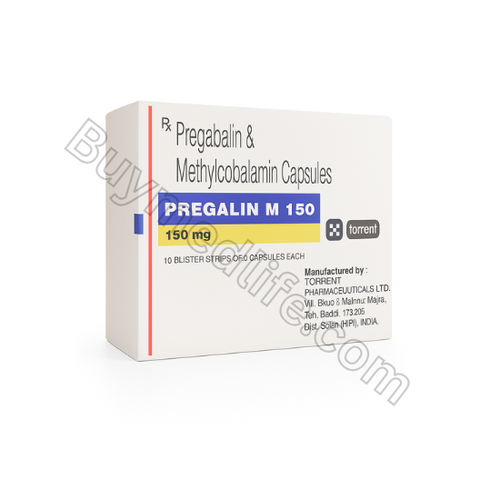 Pregabalin Lyrica- Pregalin M 150 Mg Only $0.83 per Capsules