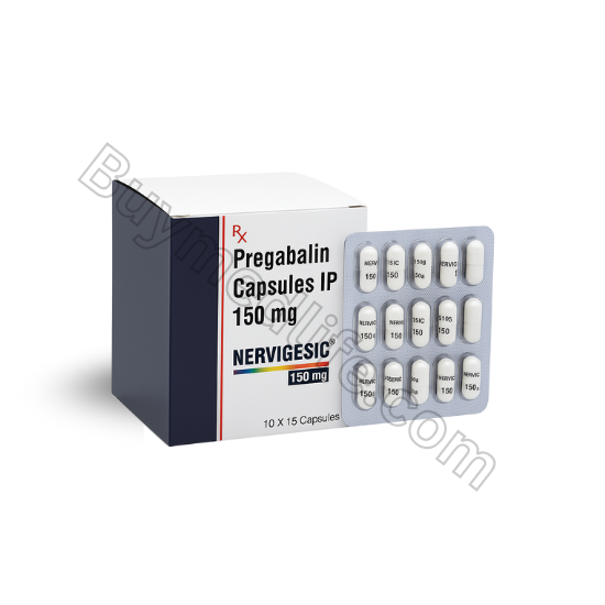 PREGABALIN LYRICA- NERVIGESIC 150 MG ONLY $0.57 PER CAPSULES