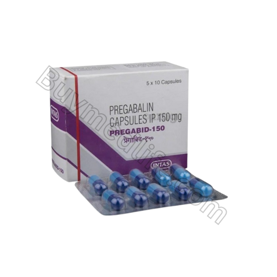 Pregabalin Lyrica- Pregabid 150 Mg Only $1.9 per Capsules