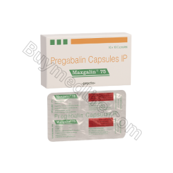 Pregabalin Lyrica- Maxgalin 75 Mg Only $0.90 per Capsules