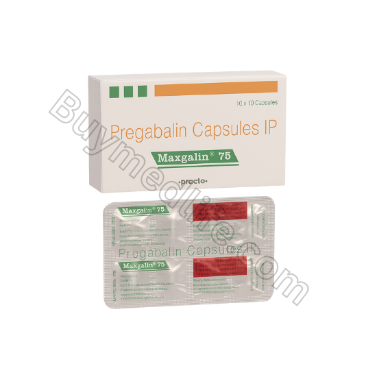 Pregabalin Lyrica- Maxgalin 75 Mg Only $0.90 per Capsules