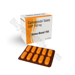 Buy Soma boost 750mg Only 0.60 Per Tablet For Muscle Pain Relief