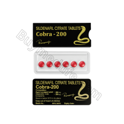 Cobra 200 Mg, Sildenafil Citrate, Only $0.76 per Tablets
