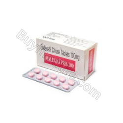 Malegra Professional 100 Mg Buy Online Only At $0.65 per Tablets