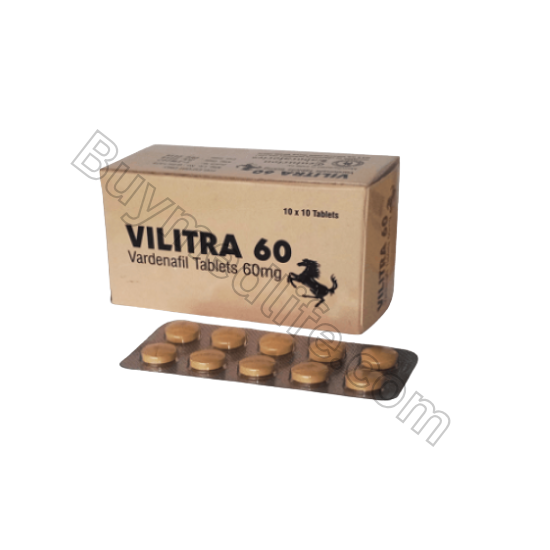 Vilitra 60 Mg, Uses, Dosage, Side Effects, Reviews & Price