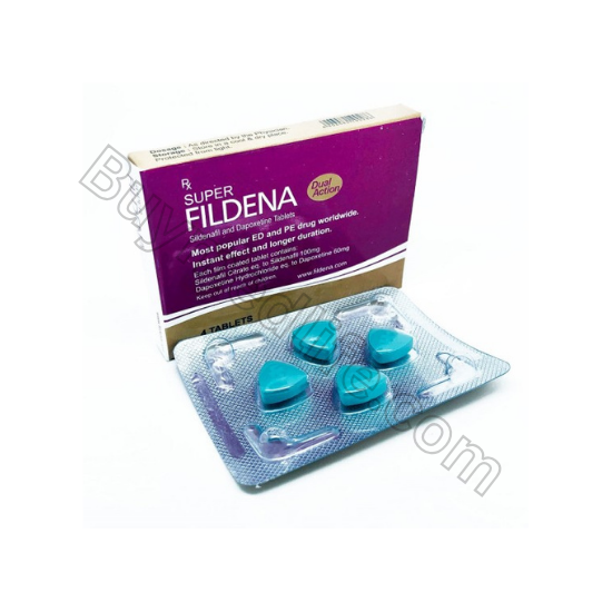 Fildena Super Active Pills, Uses, Dosage & Best Discounted Price