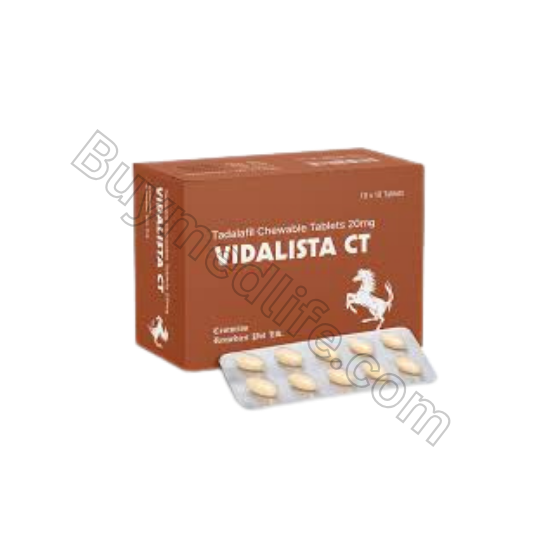 Vidalista CT 20 Mg, Tadalifil Dosage, Uses, Reviews & Best Price