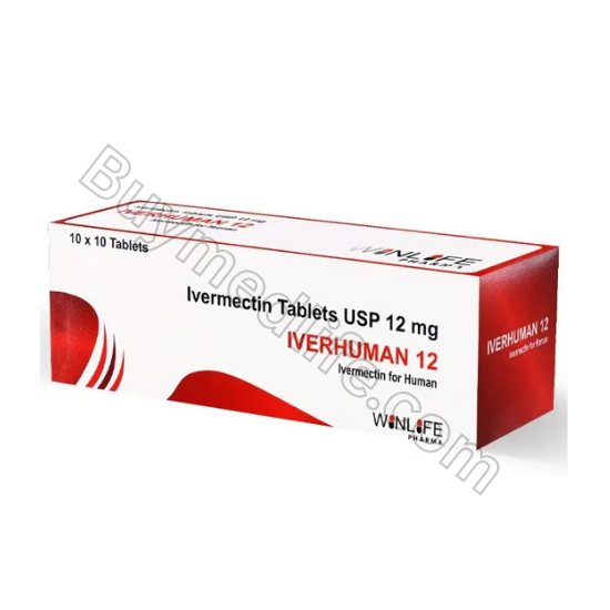IVERHUMAN 12 mg Tablets – Ivermectin for Parasitic Infection Treatment