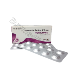 IVERHUMAN 3 mg – Ivermectin Tablets for Parasitic Infections