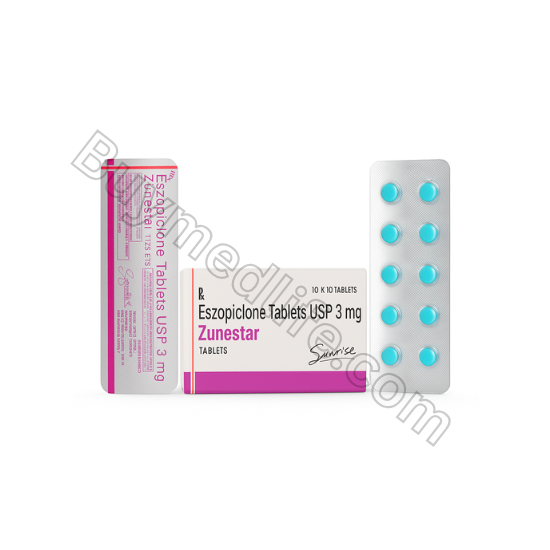 Lunesta 3mg Tablets | Eszopiclone |  Treat Insomnia