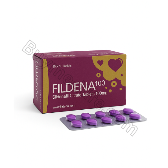 Fildena 100mg Tablets | Sildenafil | Treat ED & Impotence