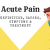 Acute Pain- Definition, Causes, Symptoms & Treatment