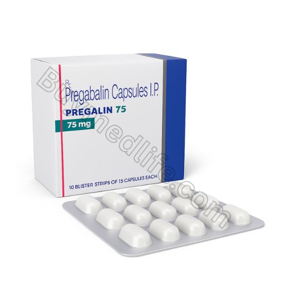 PREGABALIN 75MG CAPSULES: EPILEPSY & NERVE PAIN