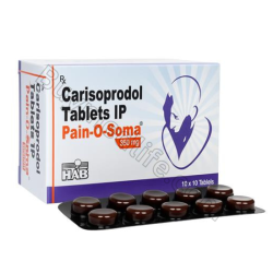 Pain O Soma 350mg Buy Only 0.80 Per Tablet To Treat Muscle Pain