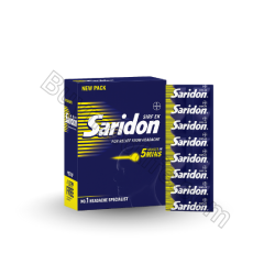 Saridon Triple Action Headache Relief Tablet @ only 0.44/Pill