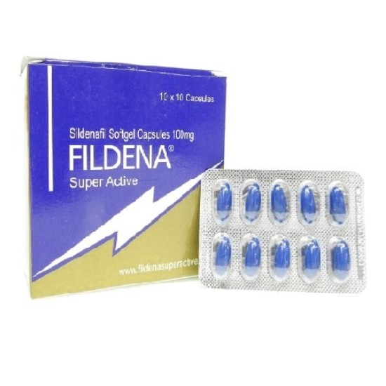 Fildena Super Active [Sildenafil Citrate], Dosage, Reviews & Price