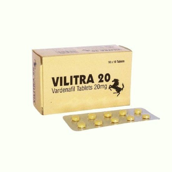 Vilitra 20 Mg, Uses, Dosage, Side Effects, Reviews & Price