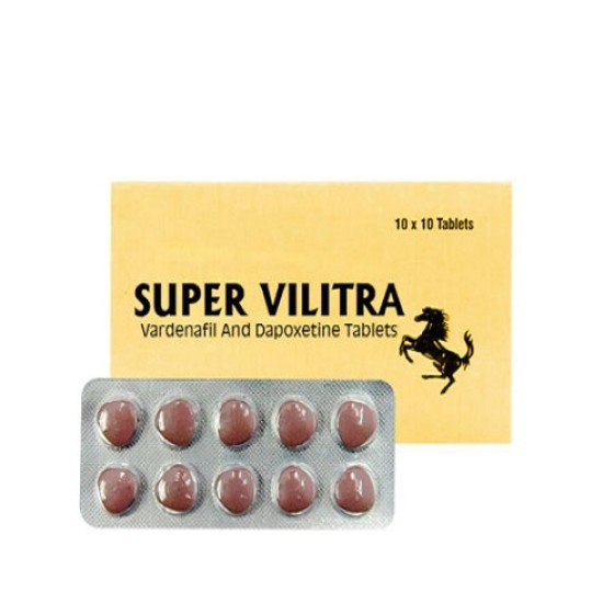 Vilitra Super Tablets, Uses, Dosage, Side Effects, Reviews & Price