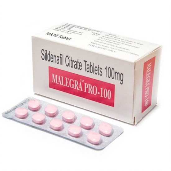 Malegra Professional 100 Mg Buy Online Only At $0.65 per Tablets