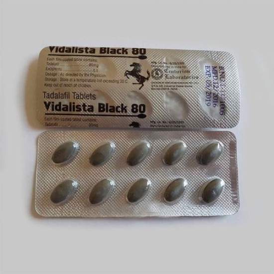 Vidalista Black 80 Mg, Tadalafil Dosage, Uses, Reviews & Best Price