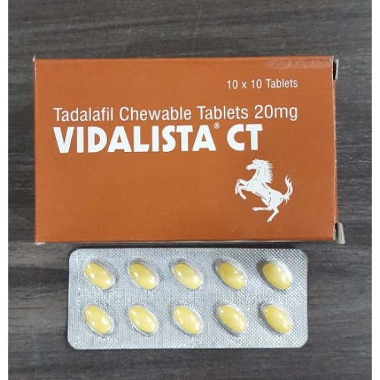 Vidalista CT 20 Mg, Tadalifil Dosage, Uses, Reviews & Best Price